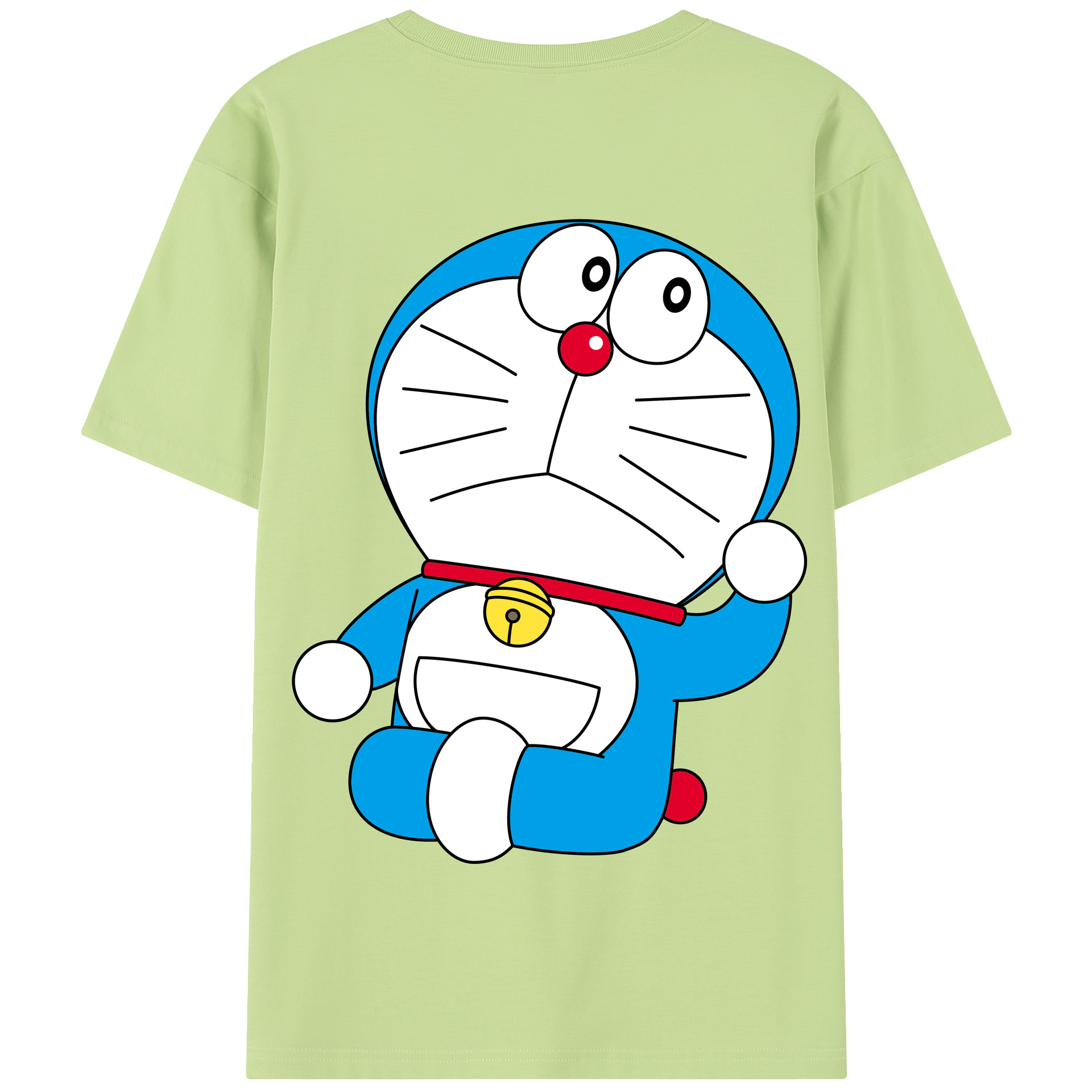 （画像用） ドラえもん Doraemon 綿100％半袖Tシャツ（背面プリント）